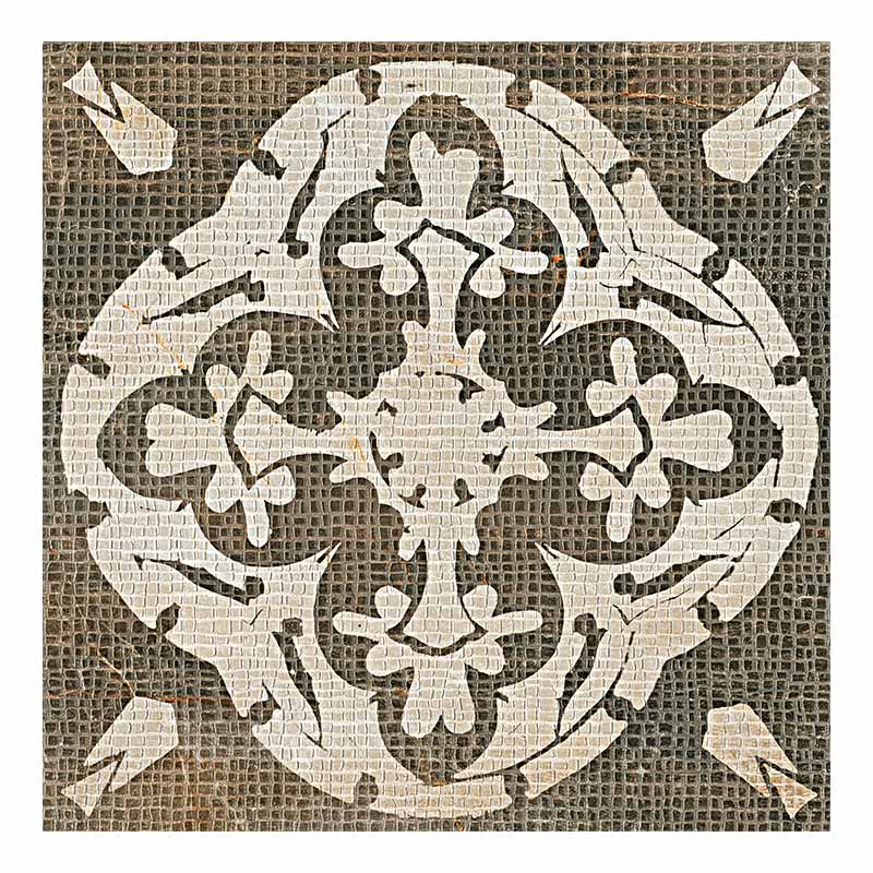 Serenissima Fossil Inserto Deco Bruno Lux 60 x 60 cm