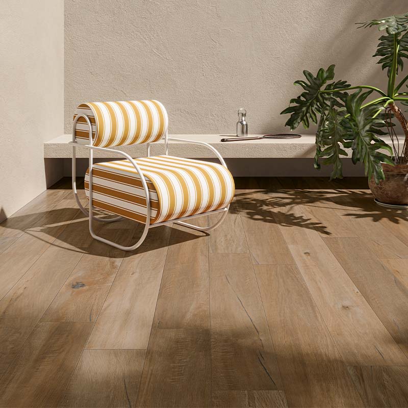 Holzoptik Fliese Serenissima Leccio Classico R11 20 x 120 cm