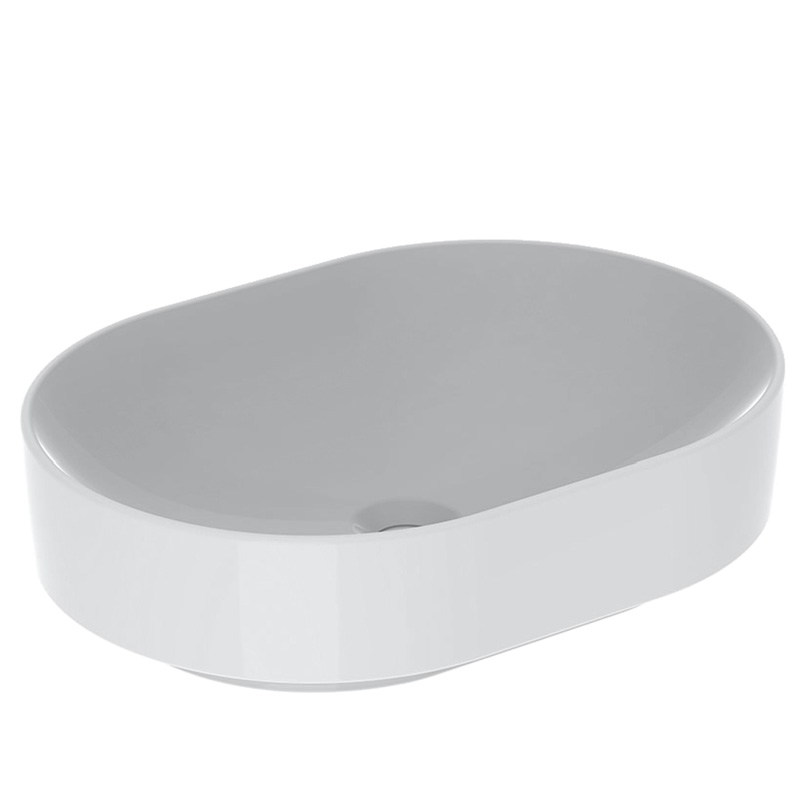Geberit VariForm Aufsatzwaschtisch elliptisch 55 x 40 cm