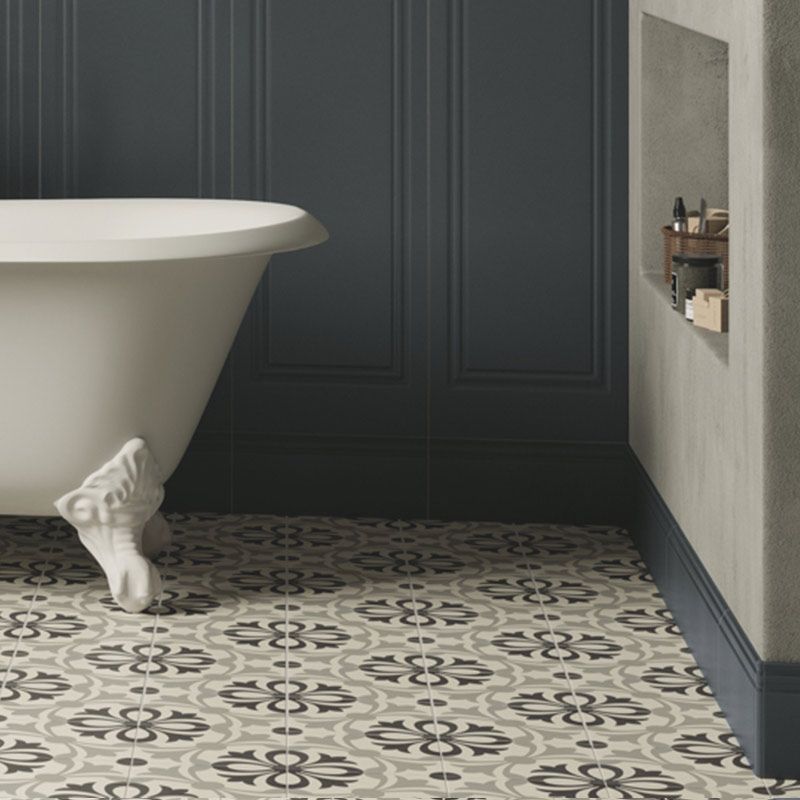 Grazia Elegance Sockel Zoccolo Flint Matt 15 x 35 cm