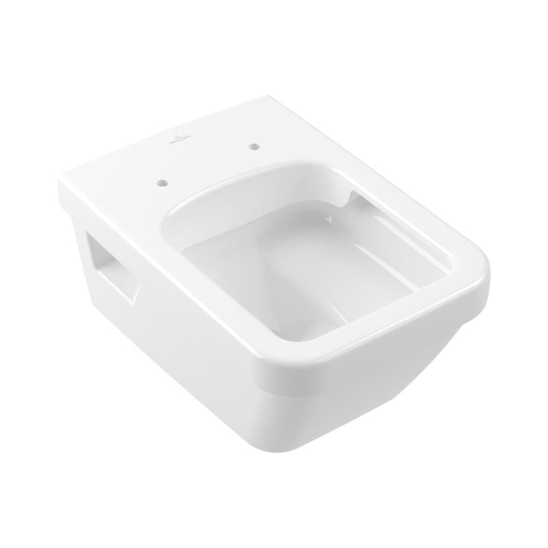 Villeroy & Boch Architectura Tiefspül WC Eckig, Combi-Pack DirectFlush
