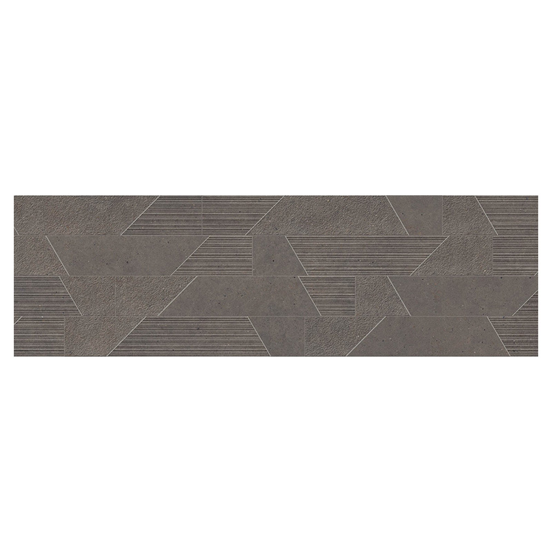 Italgraniti Silver Grain Dark Listello Mix Argento 20 x 120 cm Wandfliese