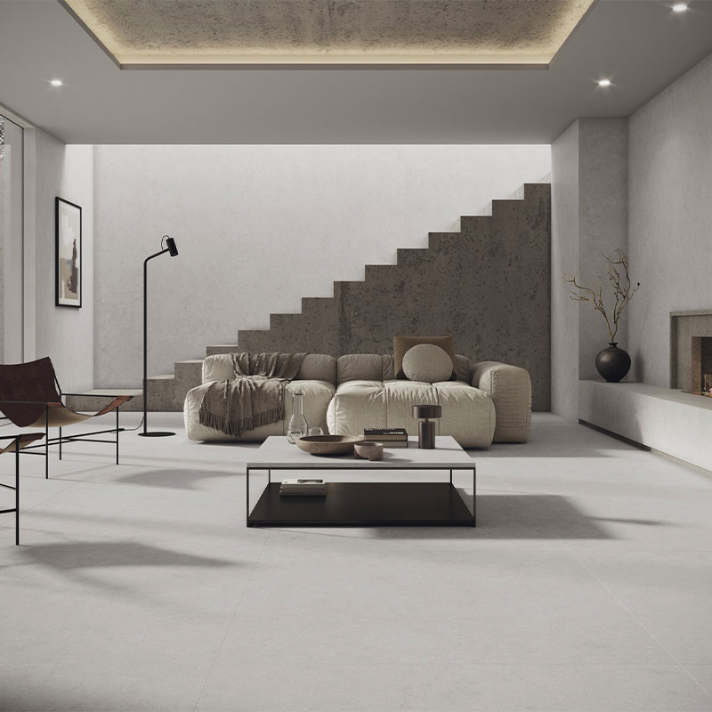 Steinoptik Fliese Cronos Pearl 120 x 120 cm