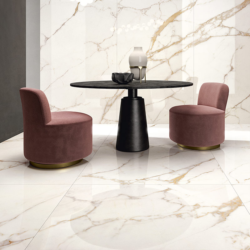 Lea Ceramiche Delight Calacatta Oro 120 x 120 cm Lev. Slim