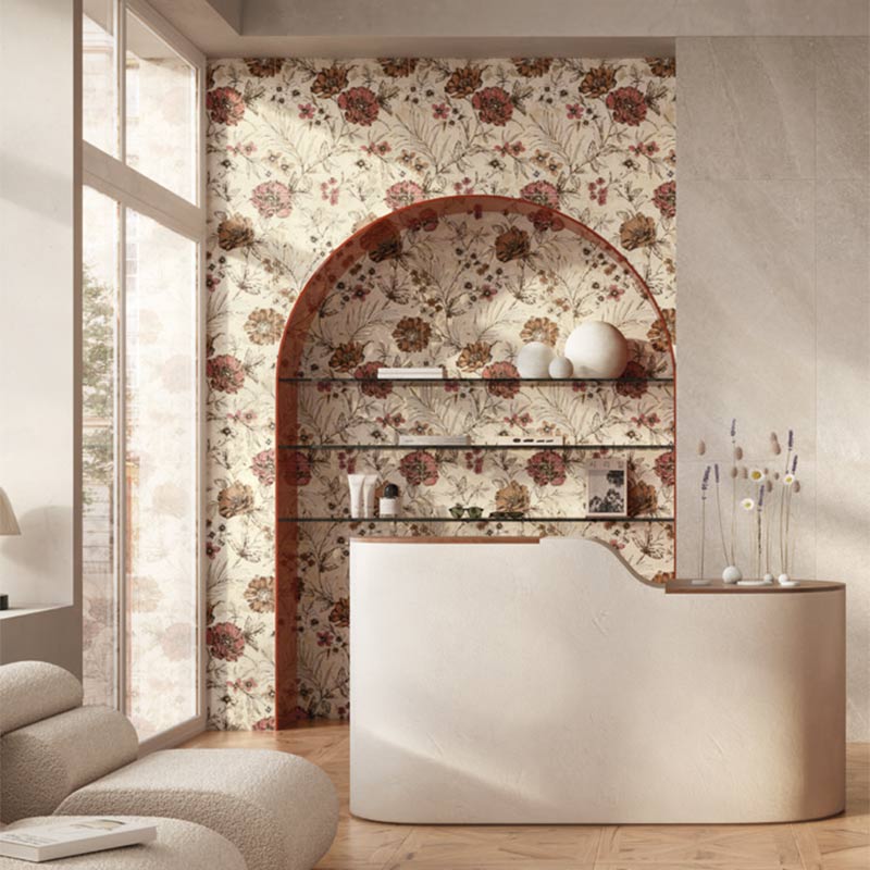 Serenissima ShoWall Wall 33 Flora Avorio 60 x 120 cm