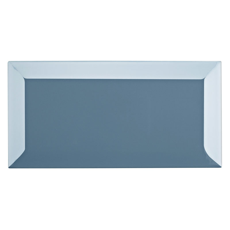 Metro Fliese Lyon 10 x 20 cm Blau Musterfliese