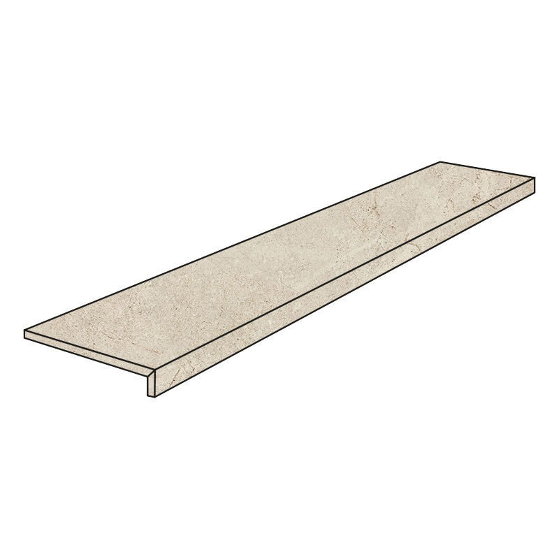 Cercom Archistone Archi White Costa Retta 30 x 120 x 3,3 cm Stufenplatte
