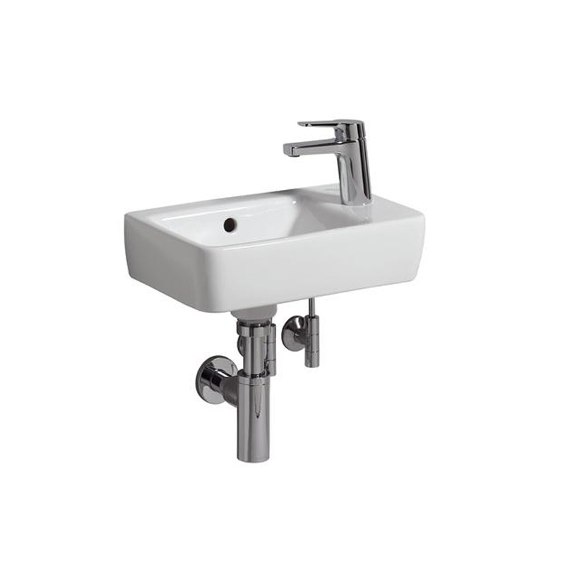 Geberit Renova Compact Handwaschbecken asymmetrisch 40