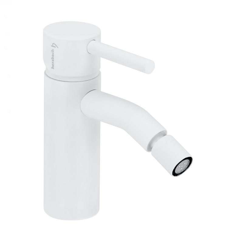 Herzbach Deep White Einhebel-Bidet-Einlochbatterie