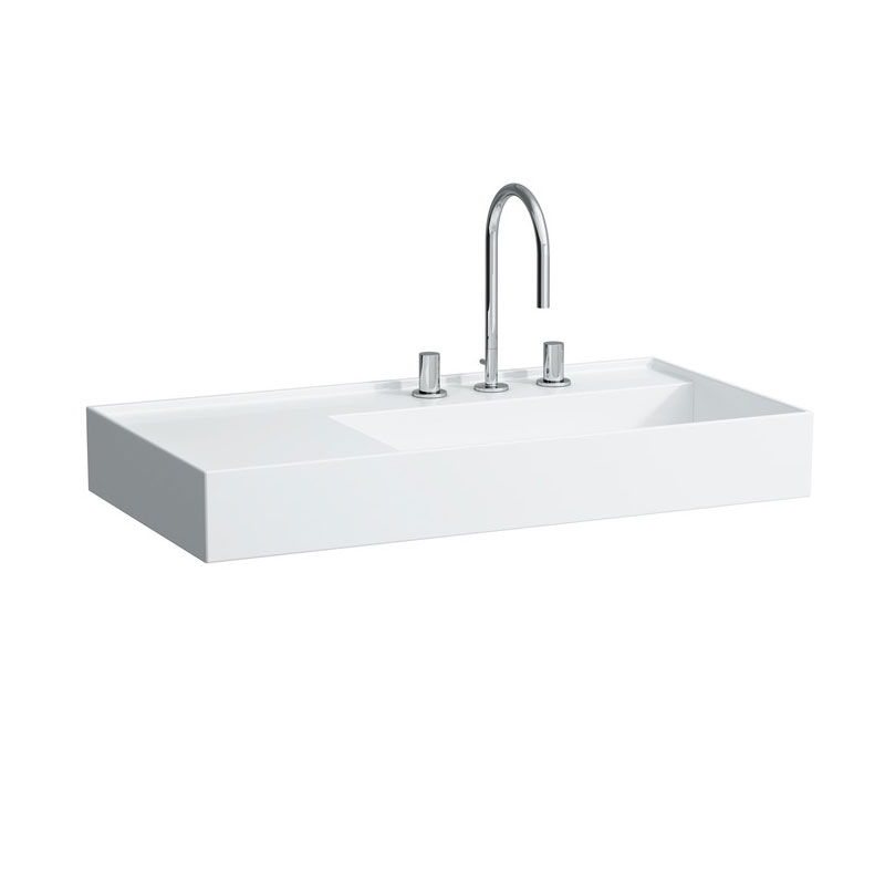 Laufen Kartell Waschtisch 90 x 46 cm unterbaufähig Ablage links