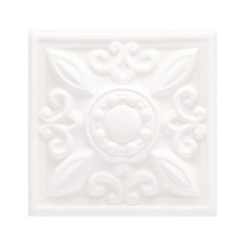 Grazia Essenze Neoclassico 13 x 13 cm Bianco Ice