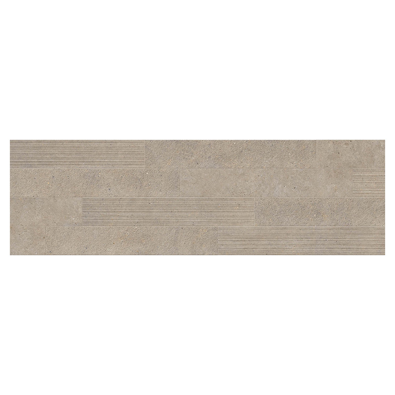 Italgraniti Silver Grain Taupe Listello Mix 20 x 120 cm Wandfliese