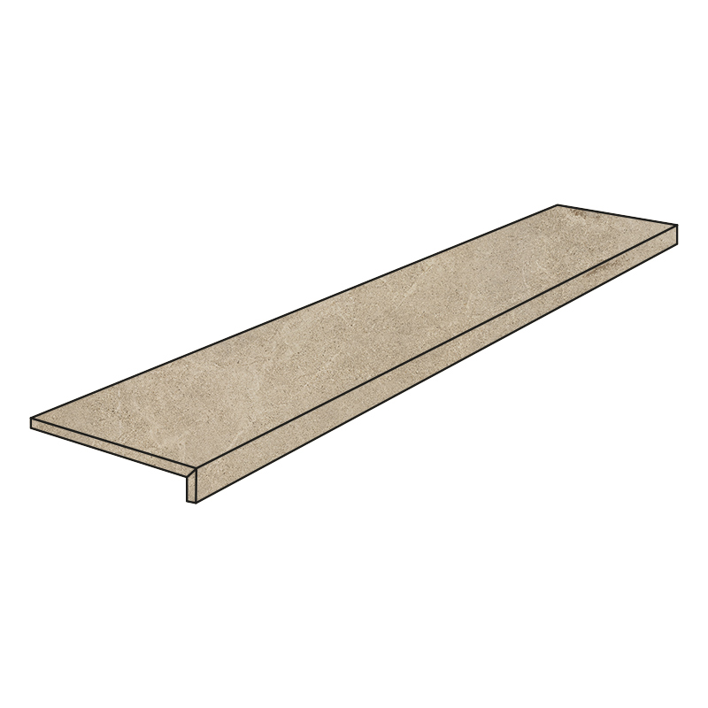 Cercom Archistone Archi Sand Costa Retta 30 x 120 x 3,3 cm Stufenplatte
