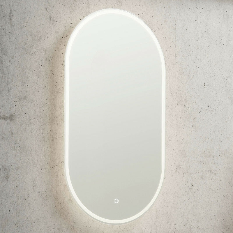 Laguna LED Flächenspiegel Oval 50 x 90 cm