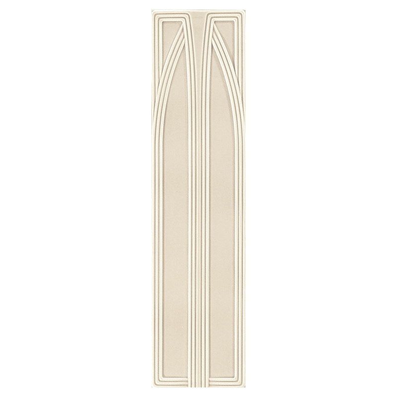 Grazia Epoque Belvedere Ivory Craquele 20 x 80 cm Wandfliese