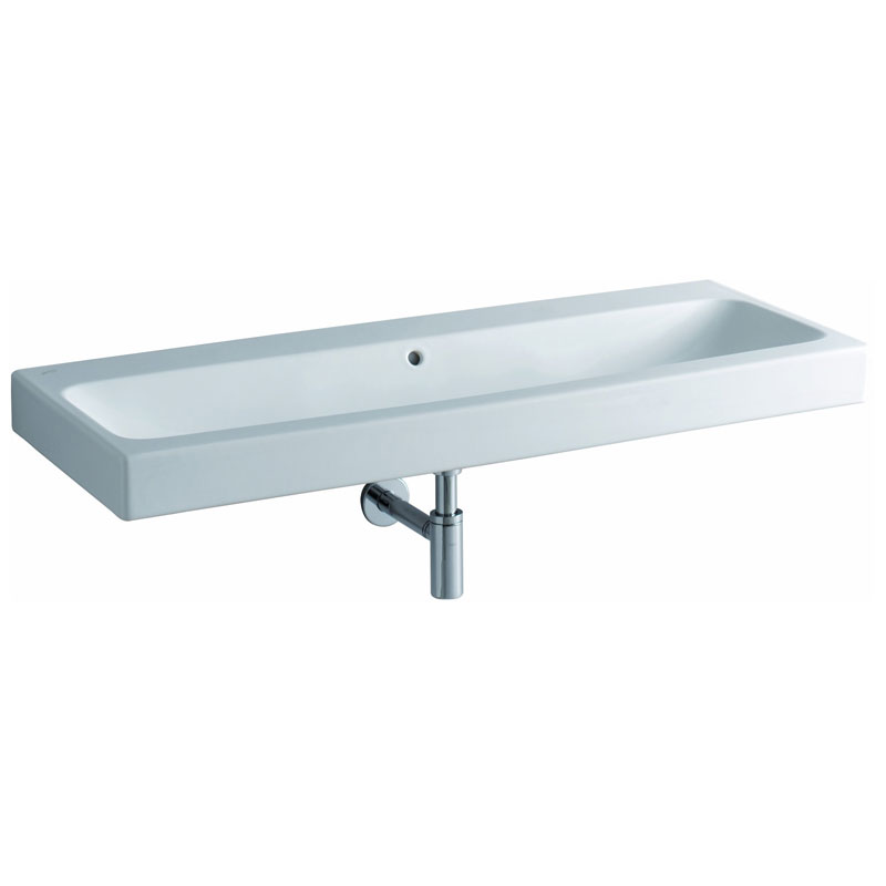 Geberit iCon Waschtisch 120 x 48,5 cm ohne Hahnlöcher