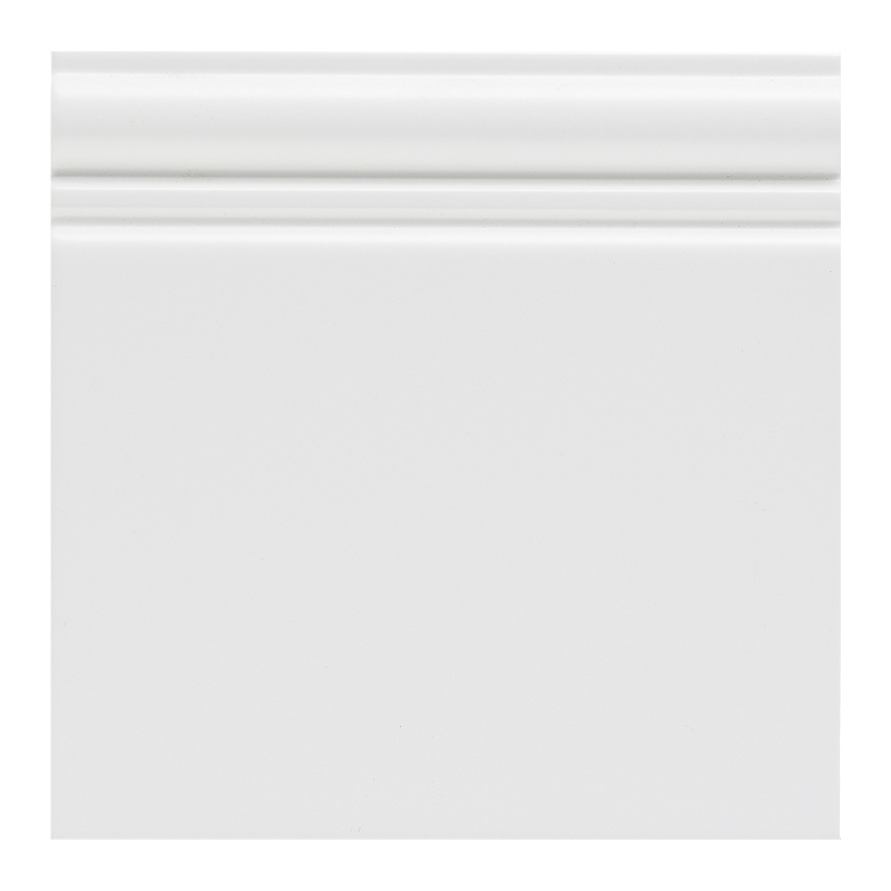 Grazia Boiserie Bianco Matt Zoccolo 20 x 20 cm Sockel