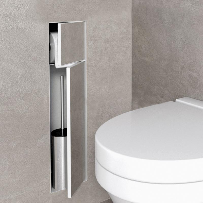 ESS Container T-Roll WC Bürstenhalter und Papierhalter