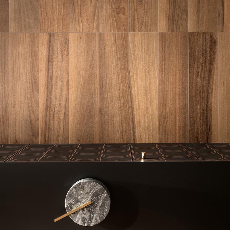 Lea Ceramiche Bio Select Walnut Tobacco 20 x 120 cm Bodenfliese