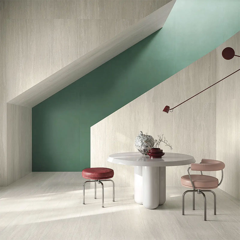 Travertin Fliese Dorset Bianco Vein Cut 80 x 160 cm