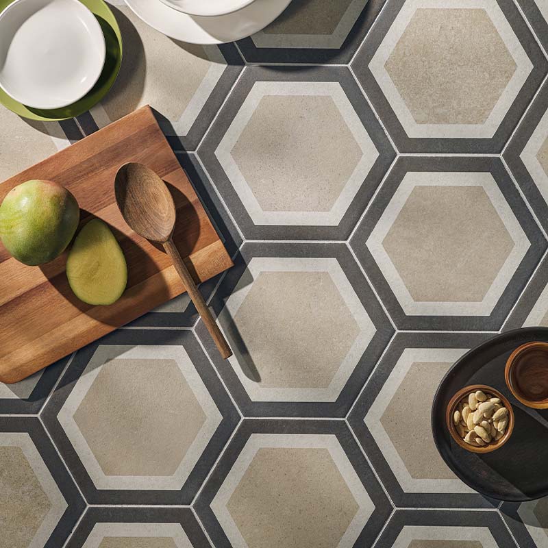 Sechseck Fliese CIR Italica Terra Moderna Mista 24 x 27,7 cm