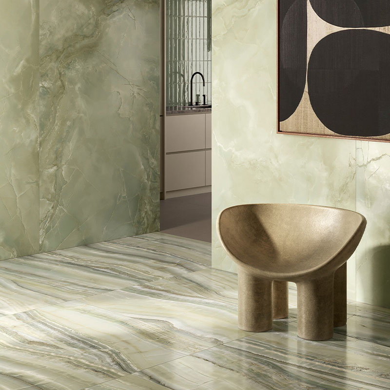 Onyx Optik Fliese Venus Jade Veined 60 x 120 cm