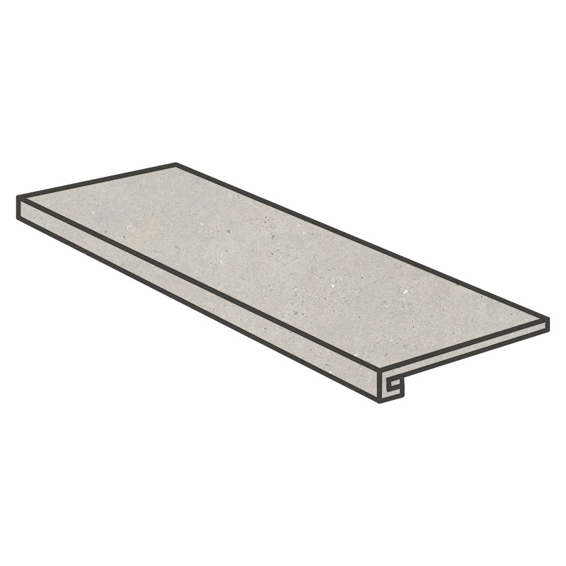 Italgraniti Silver Grain Grey Stufenplatte 120 x 33 x 4 cm