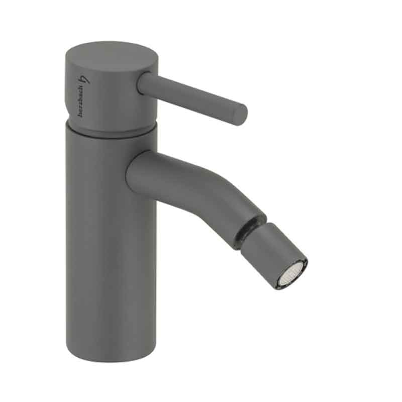 Herzbach Deep Grey Einhebel-Bidet-Einlochbatterie