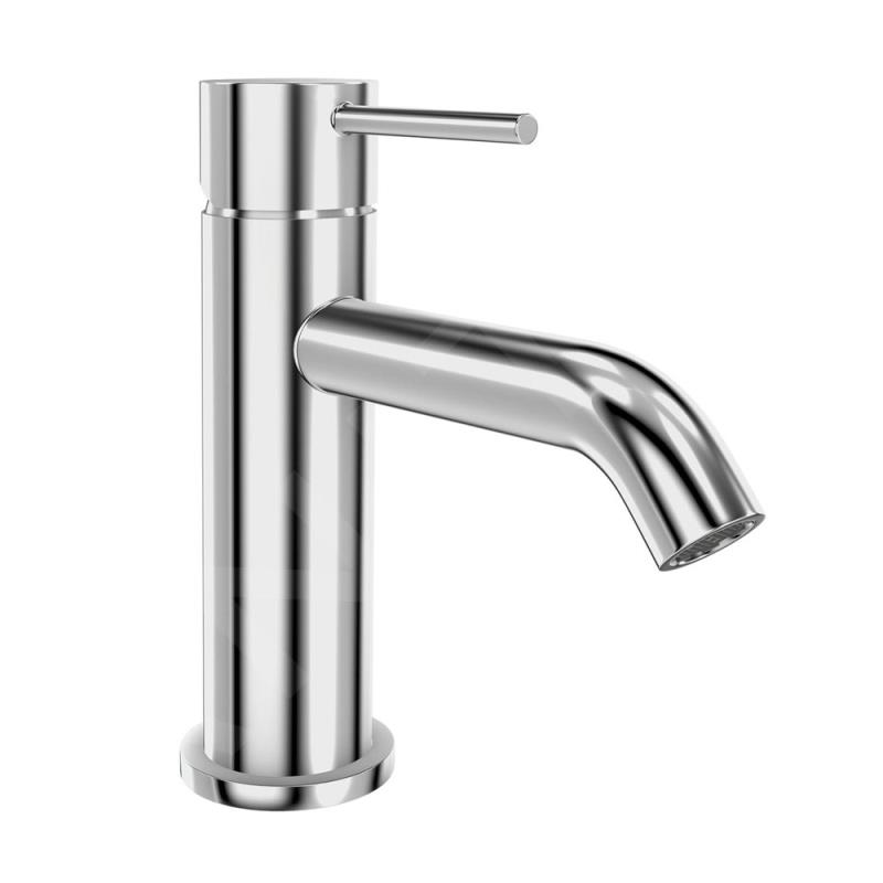 Design Waschtisch Einhebelmischer Rund Chrom