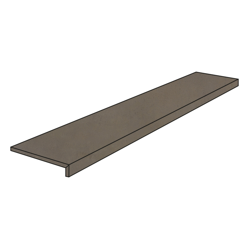 Cercom Infinity Moka Costa Retta 30 x 120 x 3,3 cm Stufenplatte