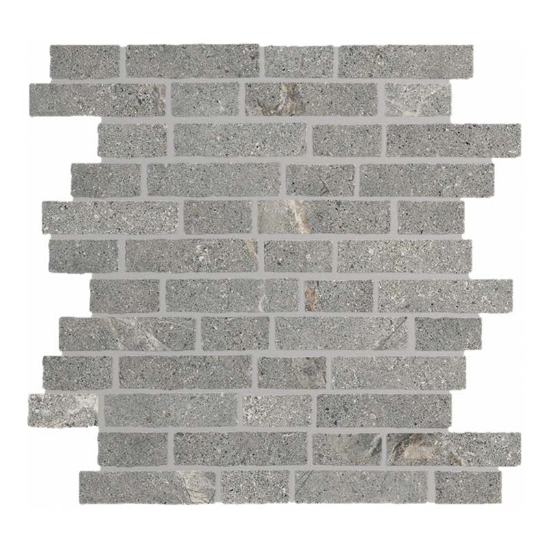 Lea Ceramiche Anthology Mosaico Break 04 Gray Worn