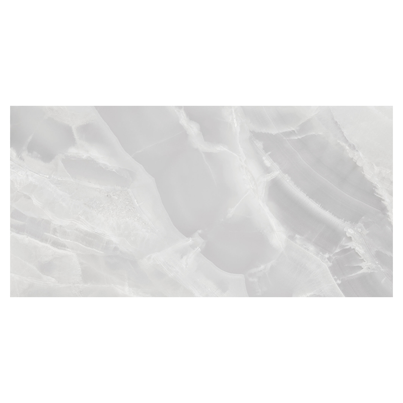 Marmoroptik Fliese Mystica White 60 x 120 cm Poliert