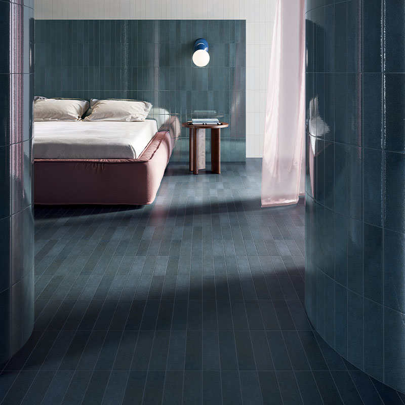 Brick Fliese CIR Porta Nuova Petrolio Lux 6,5 x 29 cm