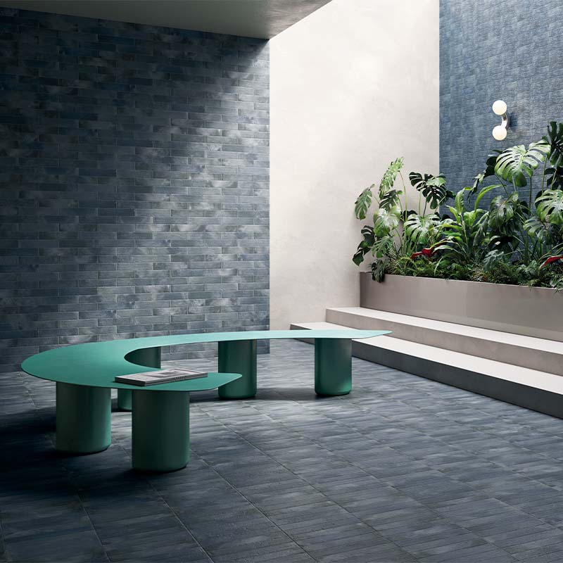 Brick Wandfliese CIR City Navy Matt 6,5 x 29 cm