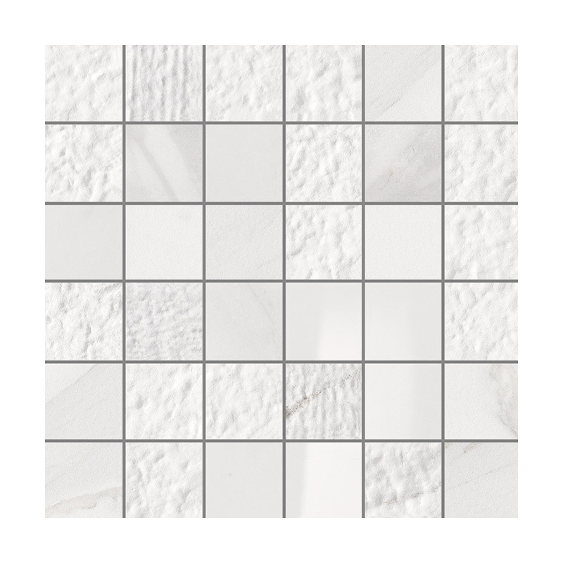 Italgraniti Marble Experience Statuario Lux Mosaico Mix 5 x 5 cm