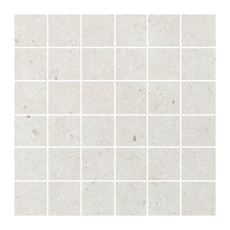 Italgraniti Silver Grain White Mosaico 5 x 5 cm Mosaikfliesen