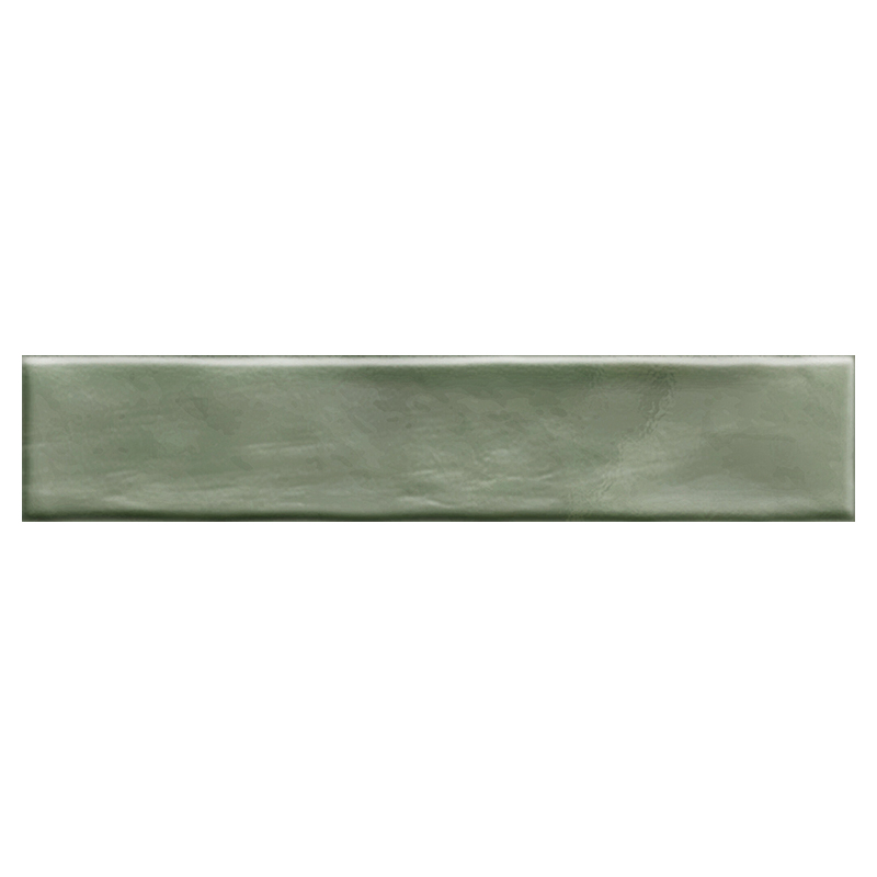 Brick Wandfliese Lula Green Brillo 5 x 25 cm