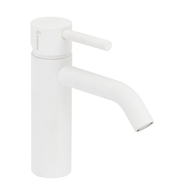 Herzbach Deep White Waschtisch-Einlochbatterie M-Size