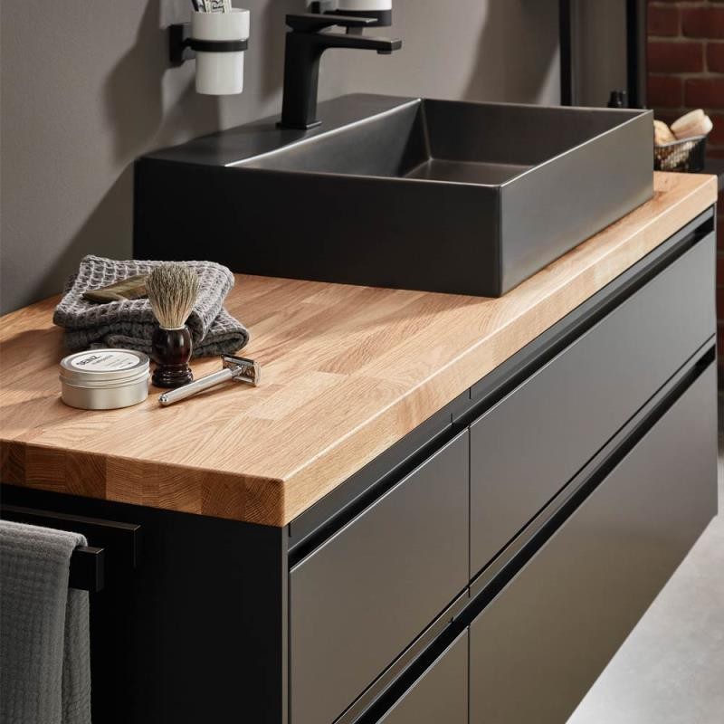 Laguna Platino 2.0 Waschtischplatte Eiche Massiv 61,2 cm