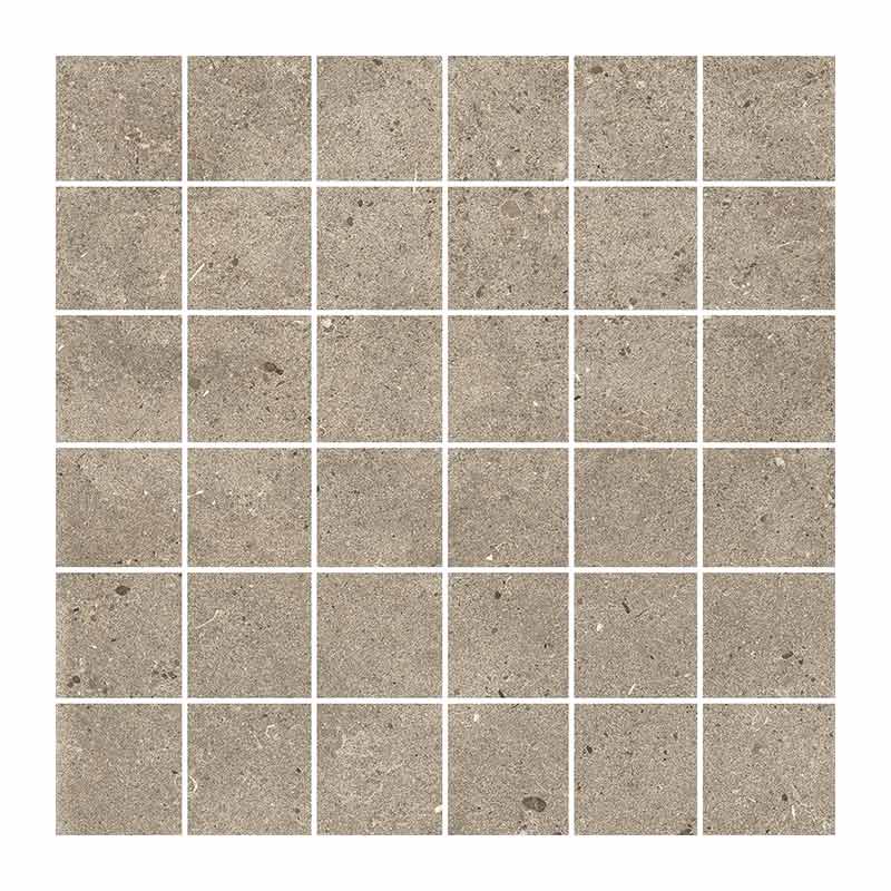 Italgraniti Silver Grain Taupe Mosaico 5 x 5 cm Mosaikfliesen