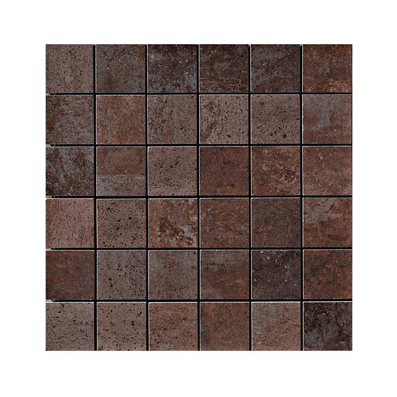 Serenissima Costruire Metallo Ruggine 5 x 5 cm Mosaikfliesen