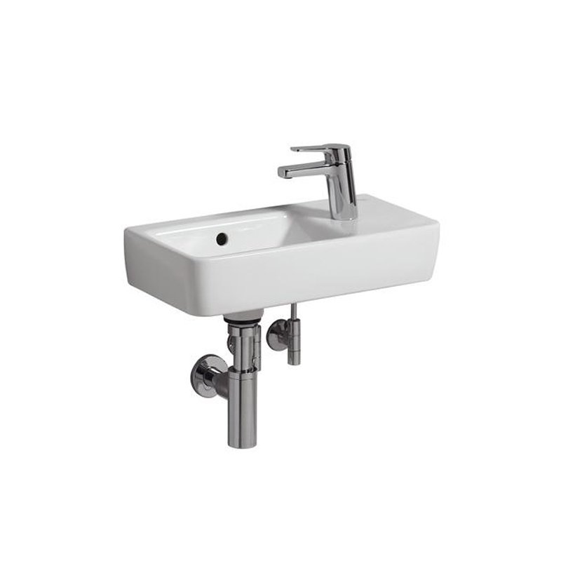 Geberit Renova Compact Handwaschbecken asymmetrisch 50