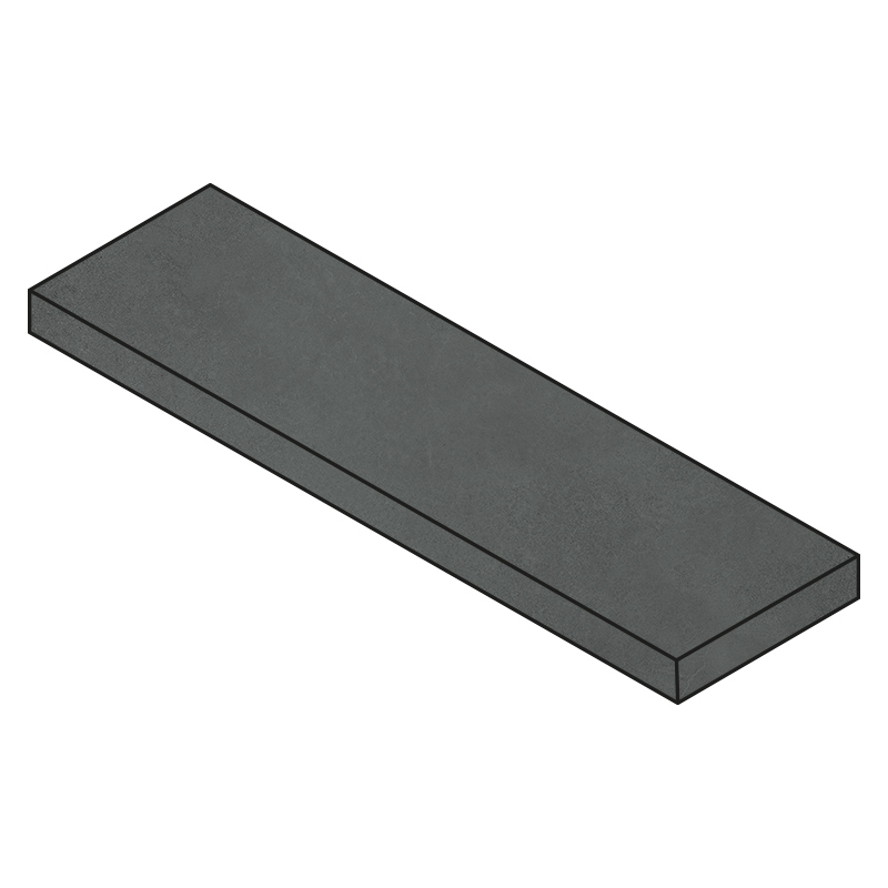 Lea Ceramiche Masterpiece Coal GRIP Eck-Stufe DX 35 x 120 x 4 mm