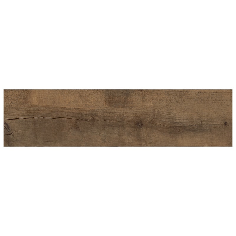 Holzoptik Bodenfliese Essence Brown 30 x 120 cm Musterfliese