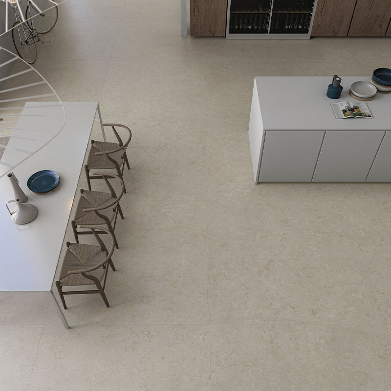 Steinoptik Fliese Cronos Cream 120 x 120 cm