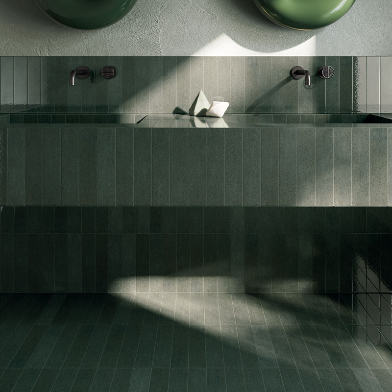 Brick Fliese CIR Porta Nuova Oliva Lux 6,5 x 29 cm