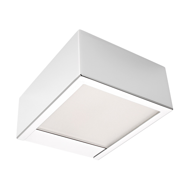 Linear Square LED Wandleuchte 10 x 12 x 5 cm 230 V chrom