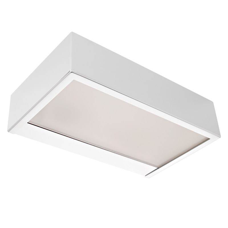 Linear Square LED Wandleuchte 20 x 12 x 5 cm 230 V chrom