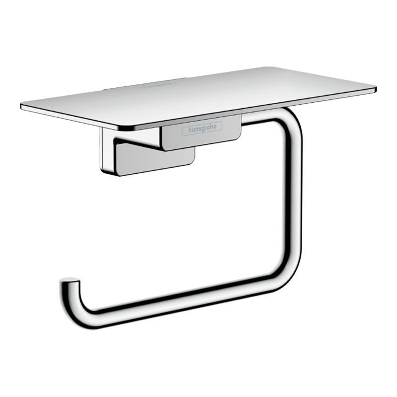 hansgrohe AddStoris Toilettenpapierhalter mit Ablage Chrom