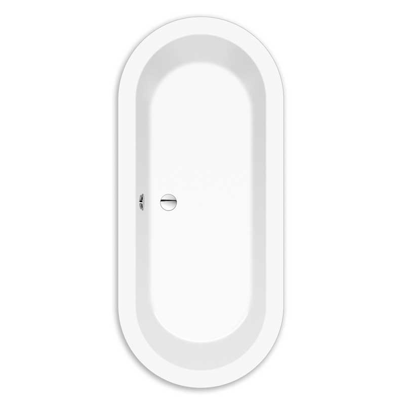 Repabad Livorno Oval Badewanne 180 x 80 x 44 cm